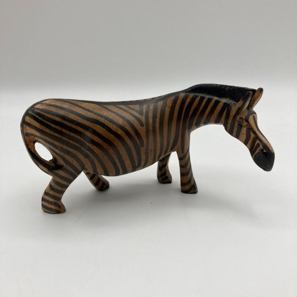 Unique Rare Hand Carved Wood Animal Figures - Picture 3 of 5
